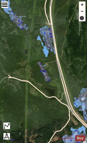 Anemones, Lac des depth contour Map - i-Boating App - Satellite