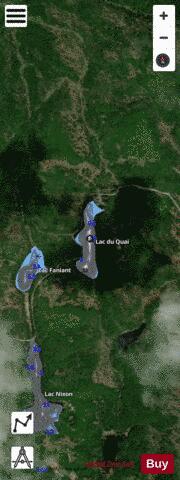 Quai, Lac du depth contour Map - i-Boating App - Satellite