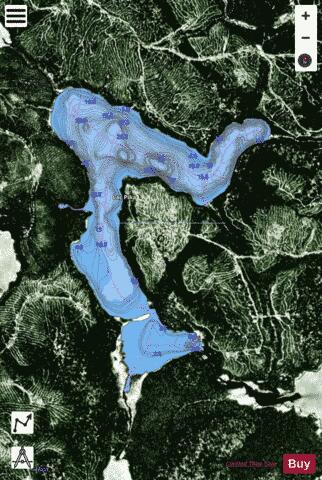 Pika, Lac depth contour Map - i-Boating App - Satellite