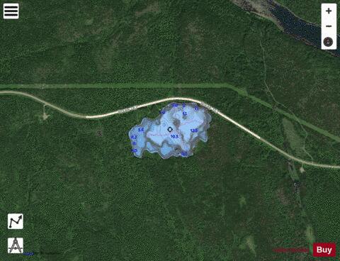 Saint-Pierre, Lac depth contour Map - i-Boating App - Satellite