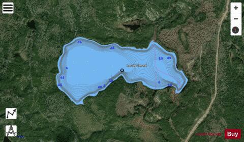 Canard, Lac du depth contour Map - i-Boating App - Satellite