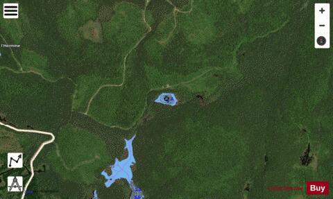 Taons, Lac des depth contour Map - i-Boating App - Satellite