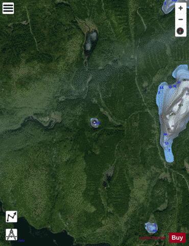 Oeuf, Lac depth contour Map - i-Boating App - Satellite