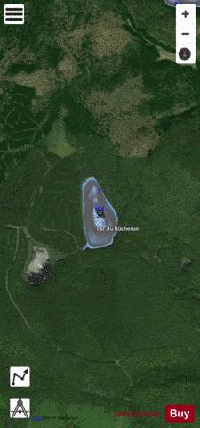 Bucheron, Lac du depth contour Map - i-Boating App - Satellite