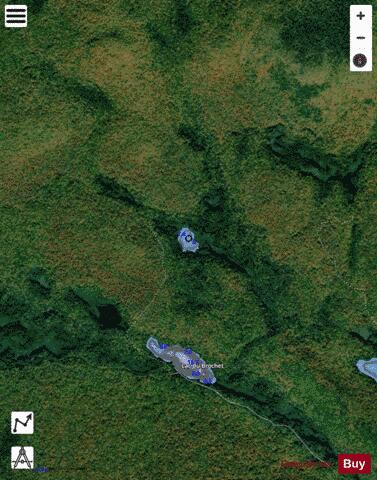 Thisdele, Lac depth contour Map - i-Boating App - Satellite