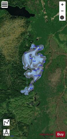 Harel, Lac depth contour Map - i-Boating App - Satellite