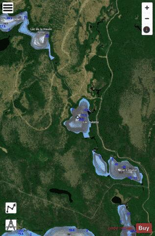 Culotte, Lac depth contour Map - i-Boating App - Satellite