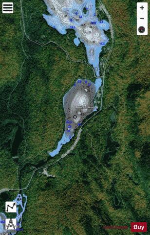Monroe, Petit lac depth contour Map - i-Boating App - Satellite