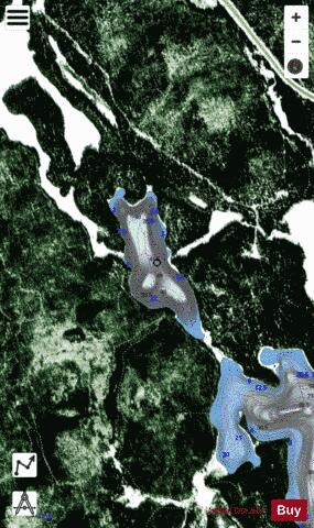 86354, Lac depth contour Map - i-Boating App - Satellite
