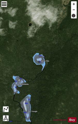 Tete, Lac de depth contour Map - i-Boating App - Satellite
