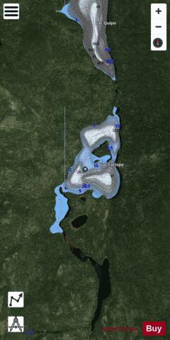 Cyclope, Lac depth contour Map - i-Boating App - Satellite