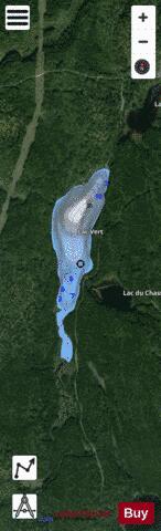 Vert Lac H (Boisvert) depth contour Map - i-Boating App - Satellite
