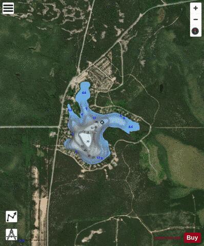 Berry  Lac depth contour Map - i-Boating App - Satellite