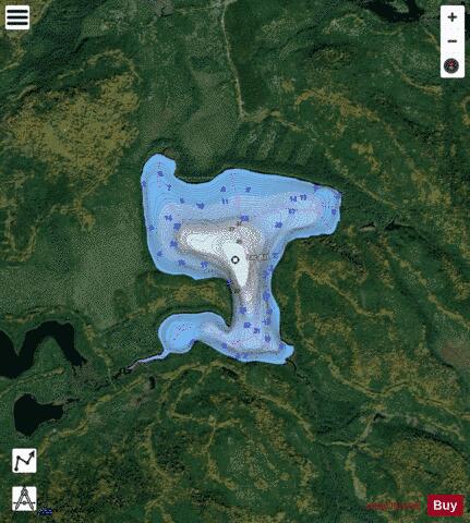 Bill, Lac depth contour Map - i-Boating App - Satellite
