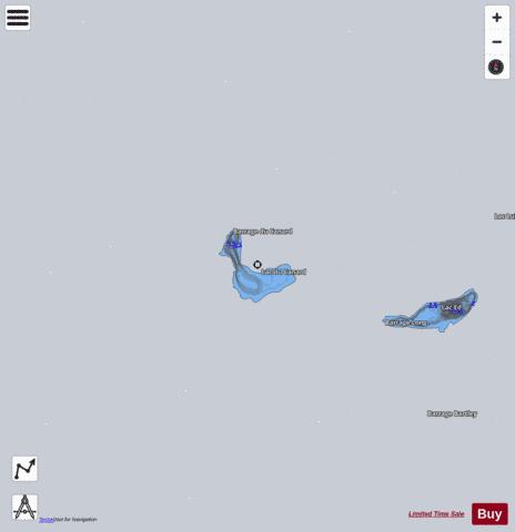Canard  Lac Du C depth contour Map - i-Boating App - Satellite