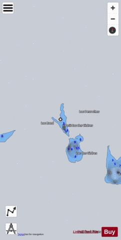 Cedres  Petit Lac Des depth contour Map - i-Boating App - Satellite