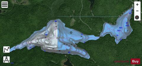 Collin, Lac depth contour Map - i-Boating App - Satellite