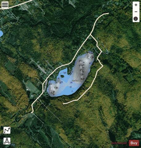 Corbeau, Lac depth contour Map - i-Boating App - Satellite