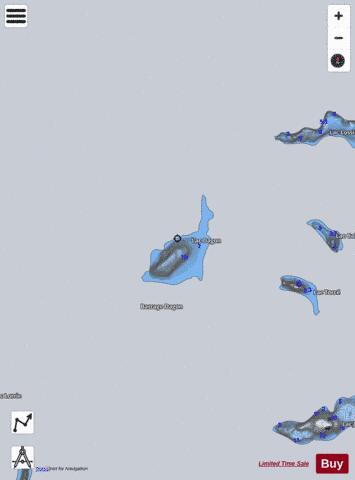 Dagon  Lac depth contour Map - i-Boating App - Satellite