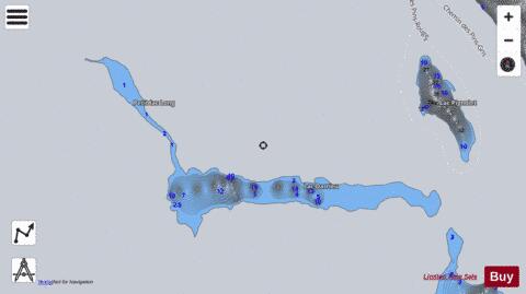 Darrieu  Lac depth contour Map - i-Boating App - Satellite