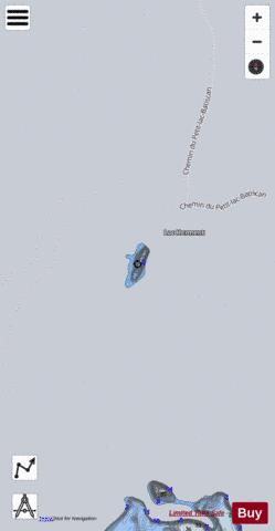 Herment  Lac depth contour Map - i-Boating App - Satellite