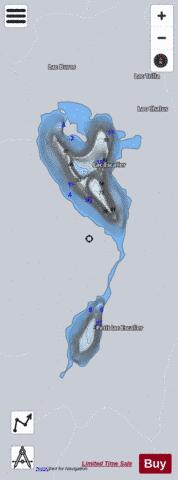 Kieffer / Escalier  Lac depth contour Map - i-Boating App - Satellite