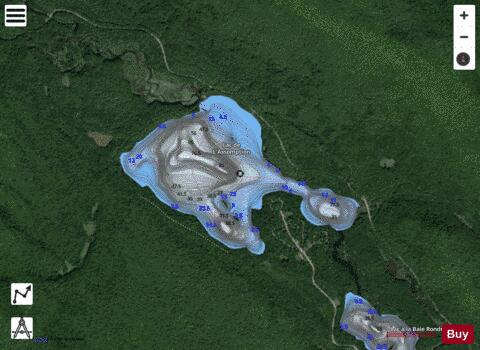 L'Assomption, Lac de depth contour Map - i-Boating App - Satellite