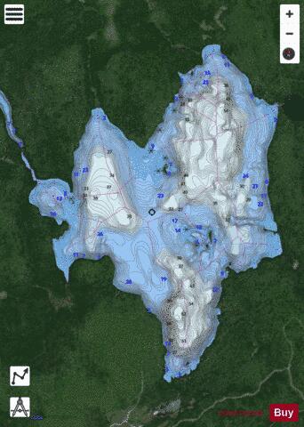 LA BIDIERE (DE) depth contour Map - i-Boating App - Satellite