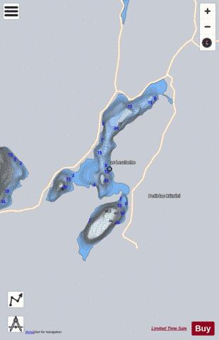 Lesclache  Lac depth contour Map - i-Boating App - Satellite