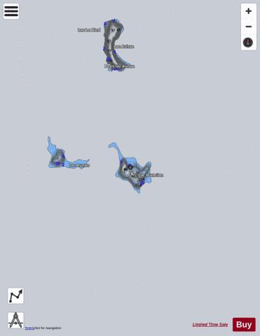 Mancion  Lac depth contour Map - i-Boating App - Satellite