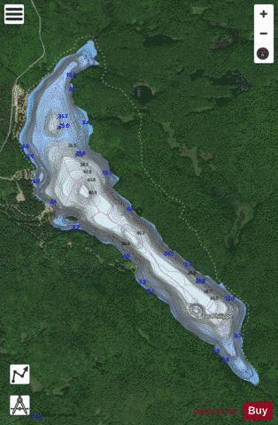 Philippe, Lac depth contour Map - i-Boating App - Satellite