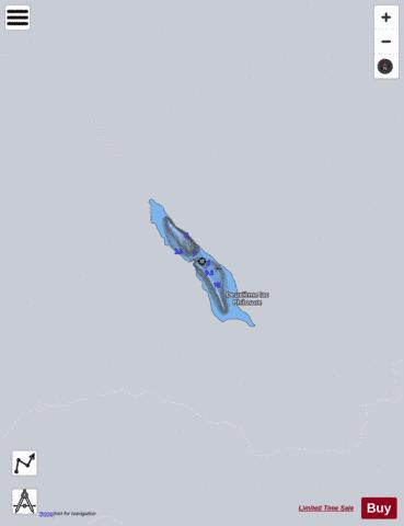 Philosore  Deuxieme Lac depth contour Map - i-Boating App - Satellite