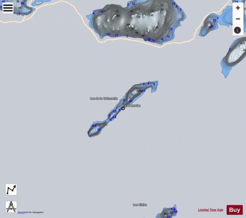 Resche  Lac depth contour Map - i-Boating App - Satellite