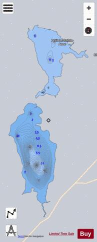 Sainte Anne  Lac depth contour Map - i-Boating App - Satellite