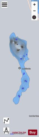 Sicotte  Lac depth contour Map - i-Boating App - Satellite