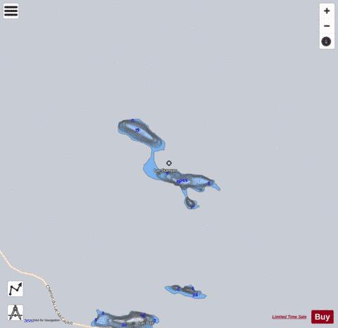 Stanyar  Lac depth contour Map - i-Boating App - Satellite