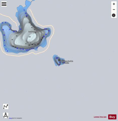 Truite Troisieme depth contour Map - i-Boating App - Satellite