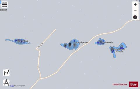 Valiquette  Lac depth contour Map - i-Boating App - Satellite