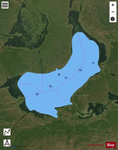 Cheeseman  Lake depth contour Map - i-Boating App - Satellite