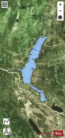 Morley depth contour Map - i-Boating App - Satellite