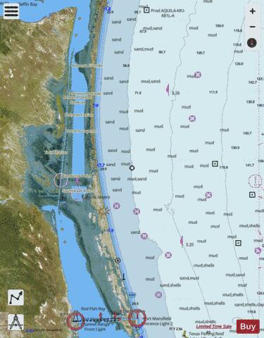 NORTHERN PART OF LAGUNA MADRA Marine Chart - Nautical Charts App - Satellite