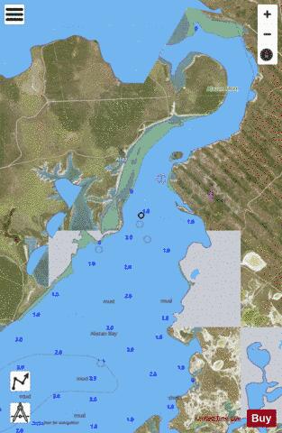 ALAZAN BAY EXTENSION Marine Chart - Nautical Charts App - Satellite