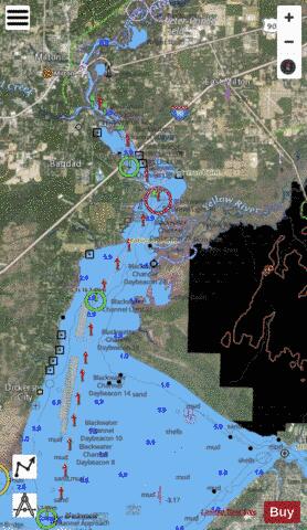 EAST BAY EXTENSION Marine Chart - Nautical Charts App - Satellite
