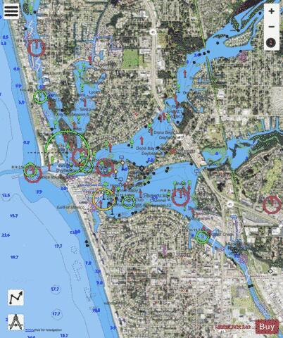 INSET 1 ROBERTS BAY Marine Chart - Nautical Charts App - Satellite