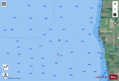 LAKE WINNEBAGO and FOX RIV PG 12 Marine Chart - Nautical Charts App - Satellite
