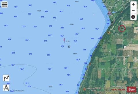 LAKE WINNEBAGO and FOX RIV PG 21 Marine Chart - Nautical Charts App - Satellite