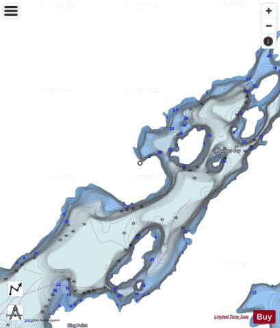 BASSWOOD LAKE EASTERN PART EXTENSION  A Marine Chart - Nautical Charts App - Satellite