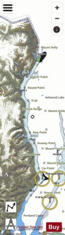 PORTLAND CANAL  NORTH OF HATTIE ISLAND Marine Chart - Nautical Charts App - Satellite