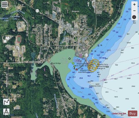 POSSESSION SOUND-OLYMPIA Marine Chart - Nautical Charts App - Satellite