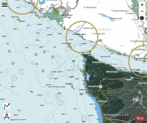DESTRUCTION ISLAND TO AMPHITRITE POINT Marine Chart - Nautical Charts App - Satellite